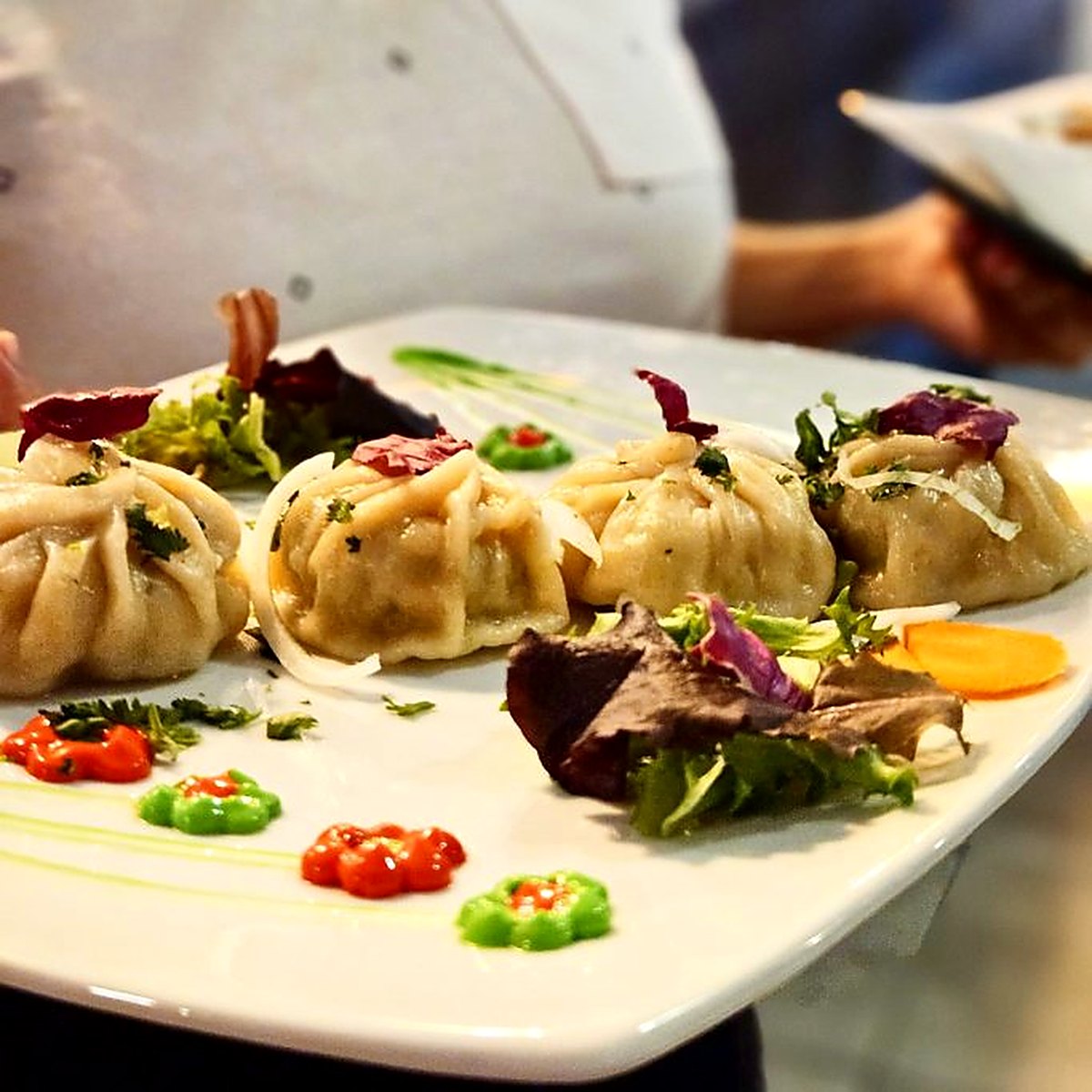 Momos nepalíes